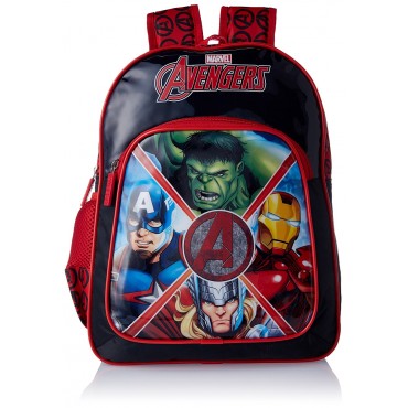 Avengers Red and Black School Bag 18 Inch